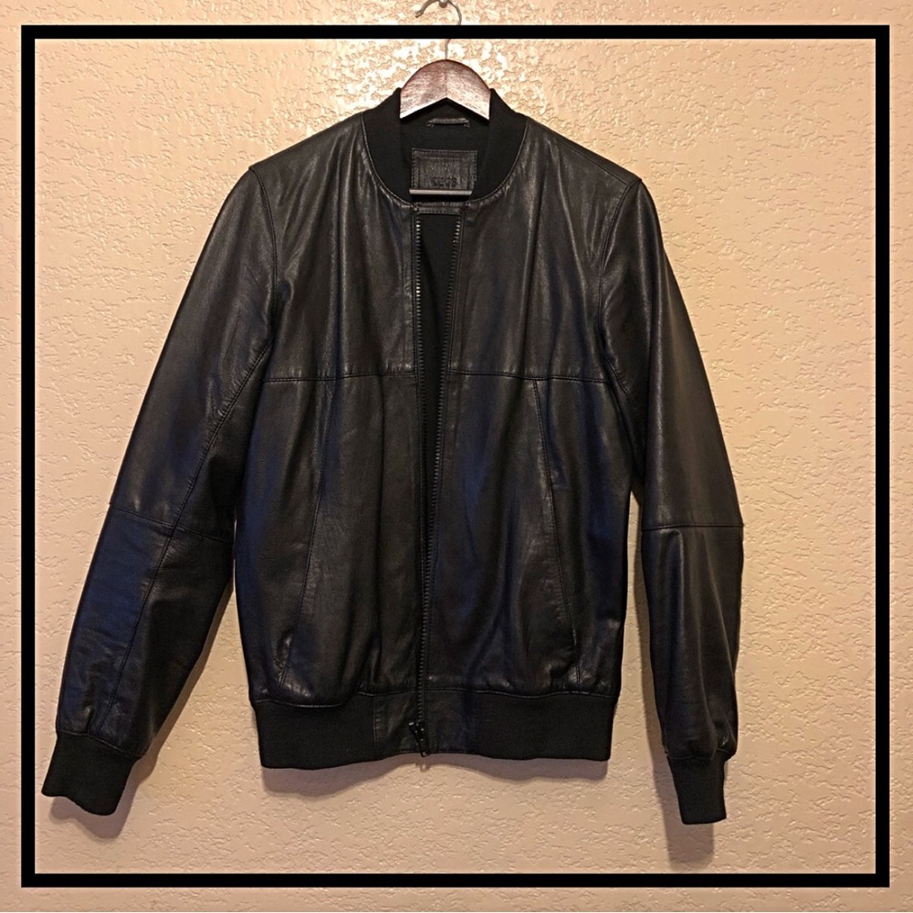 ASOS Leather Bomber jacket